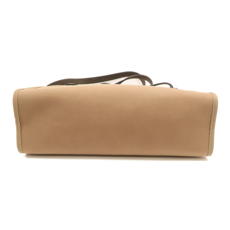 HERMES 帆布Herbag PM銀扣手挽肩背兩用袋Etoupe-3