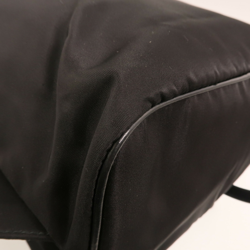 PRADA 尼龍Backpack銀扣背包-12