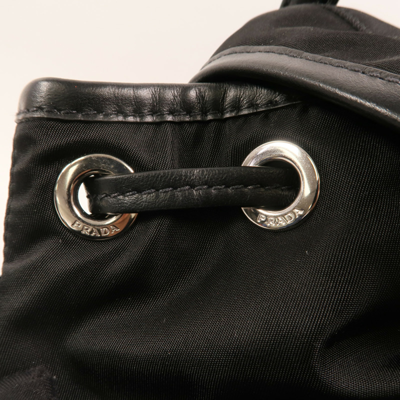 PRADA 尼龍Backpack銀扣背包-15