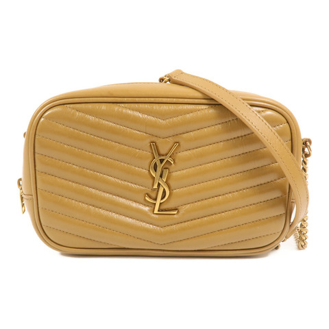 SAINT LAURENT 牛皮皮革Chain Shoulder金扣鏈帶肩背袋