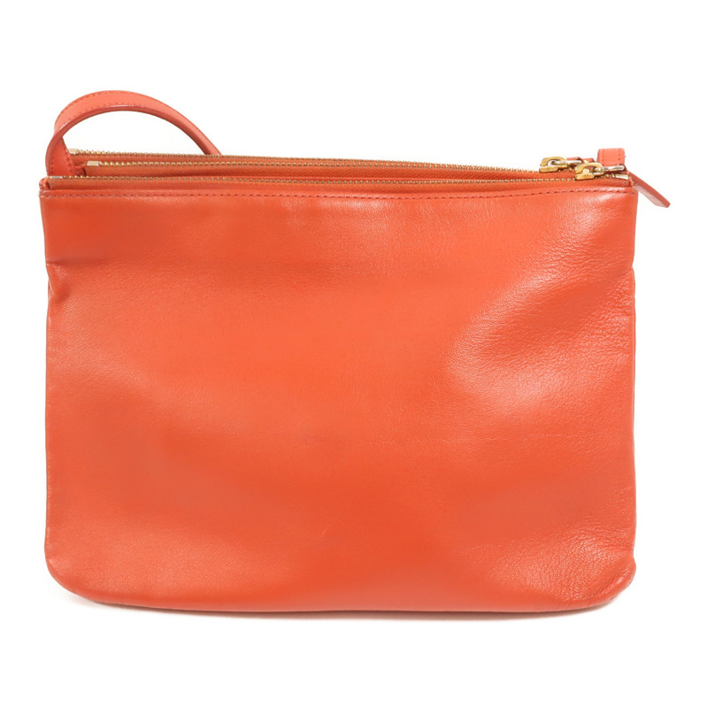 CELINE 羊皮皮革Trio Large金扣肩背袋-1