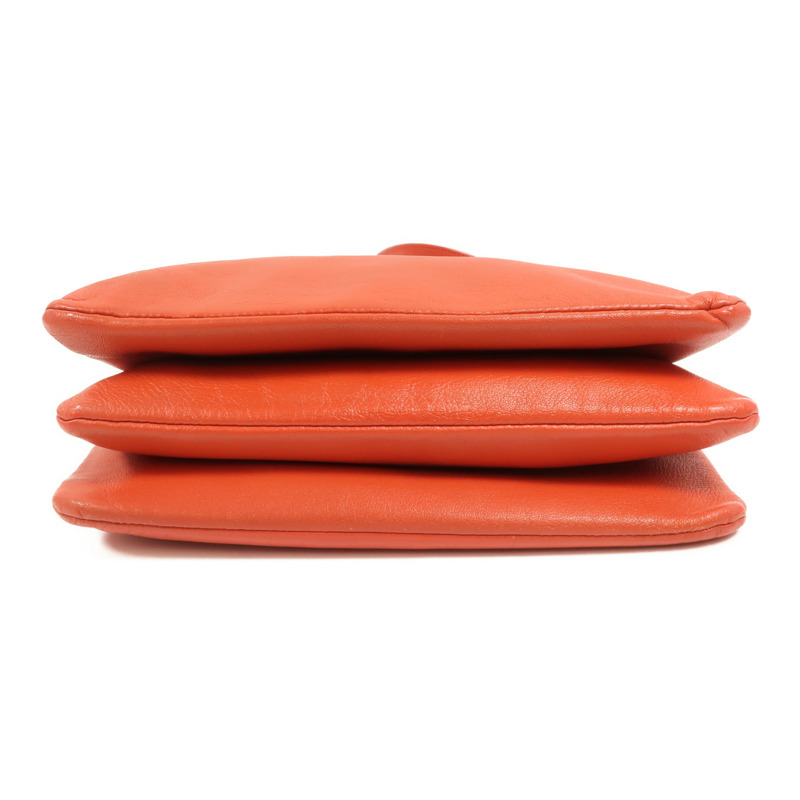 CELINE 羊皮皮革Trio Large金扣肩背袋-3