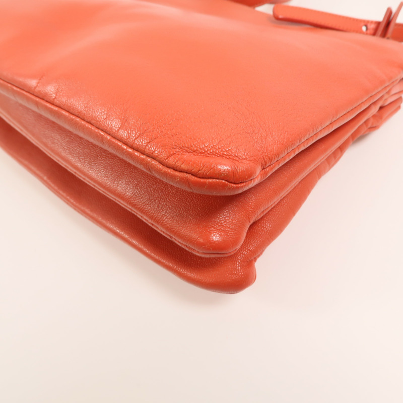 CELINE 羊皮皮革Trio Large金扣肩背袋-11