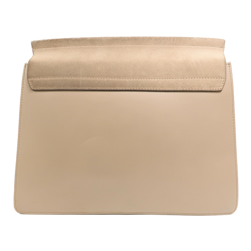 Chloe 牛皮皮革Faye Bag金扣肩背袋-1