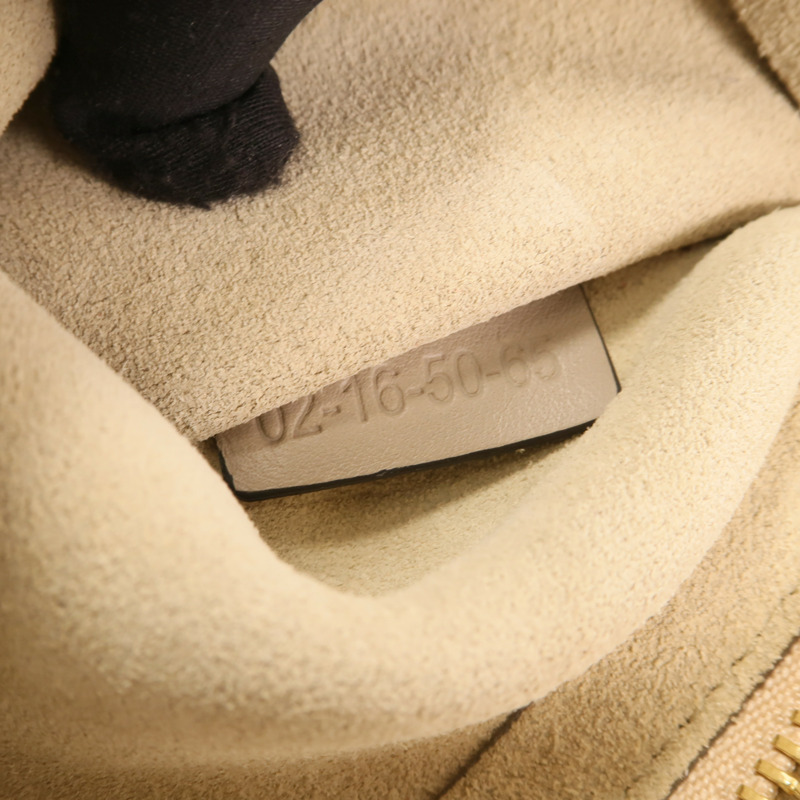 Chloe 牛皮皮革Faye Bag金扣肩背袋-6