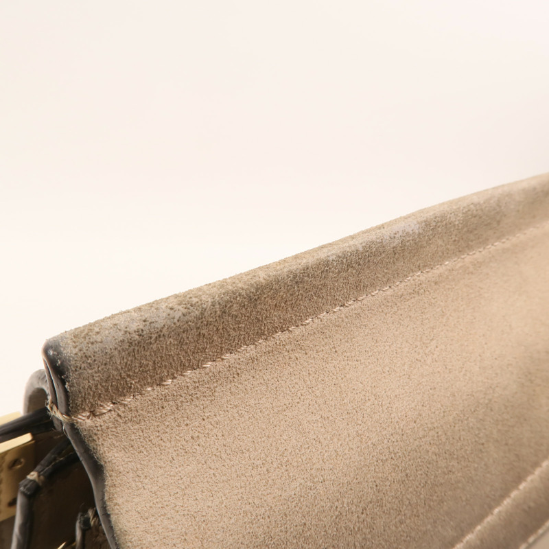 Chloe 牛皮皮革Faye Bag金扣肩背袋-14