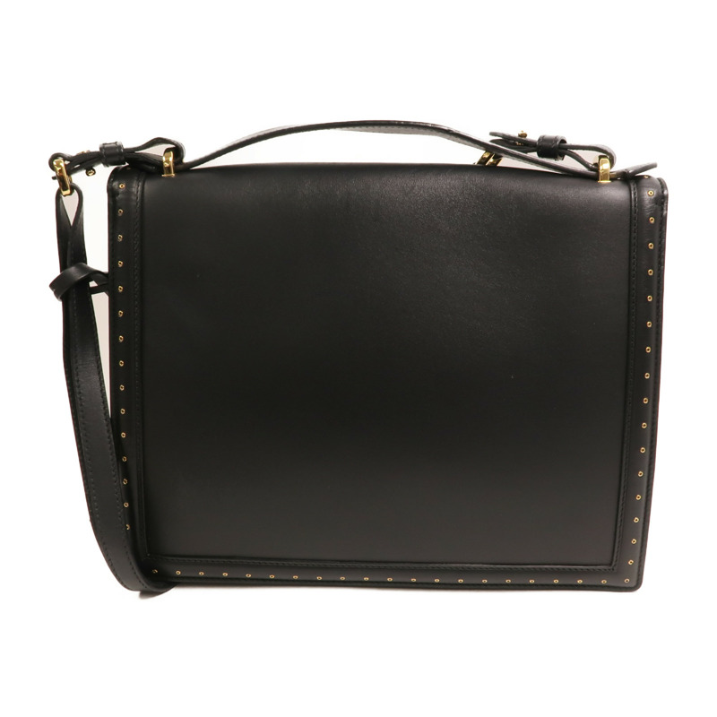 Salvatore Ferragamo 牛皮皮革Shoulder Bag金扣手挽肩背兩用袋-1