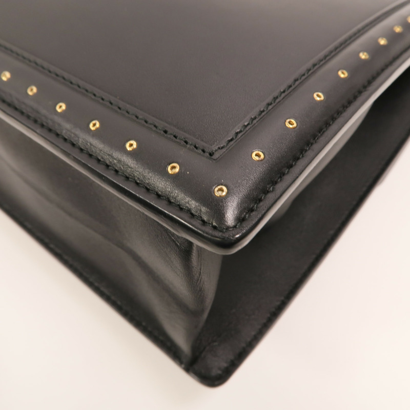 Salvatore Ferragamo 牛皮皮革Shoulder Bag金扣手挽肩背兩用袋-10