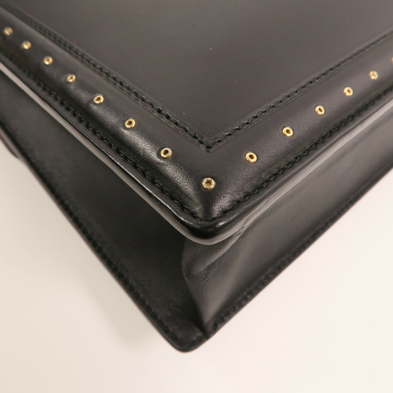 Salvatore Ferragamo 牛皮皮革Shoulder Bag金扣手挽肩背兩用袋-11