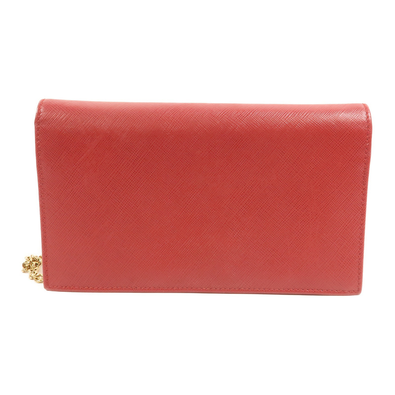 Salvatore Ferragamo 牛皮皮革WOC金扣鏈帶肩背袋-1