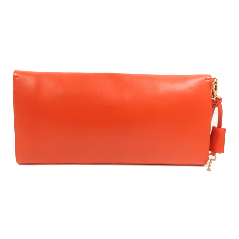 Salvatore Ferragamo 牛皮皮革Clutch Bag金扣手提包-1