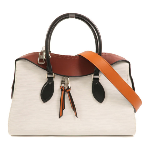 LOUIS VUITTON Epi Tuileries銀扣手挽肩背兩用袋