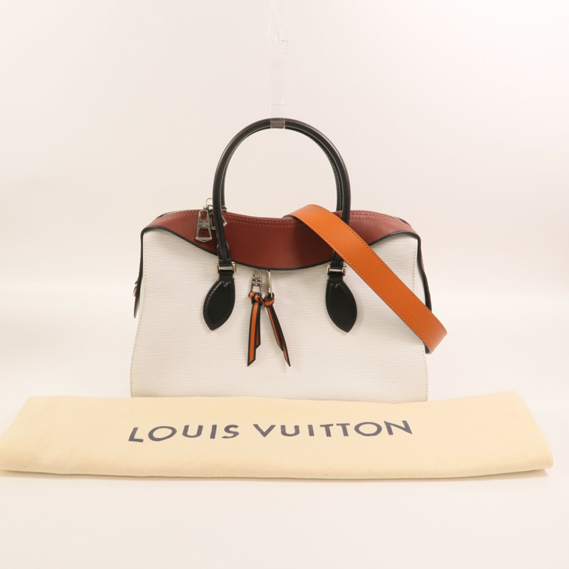 LOUIS VUITTON Epi Tuileries銀扣手挽肩背兩用袋-8