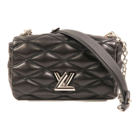 LOUIS VUITTON Malletage Go-14 PM銀扣鏈帶肩背袋