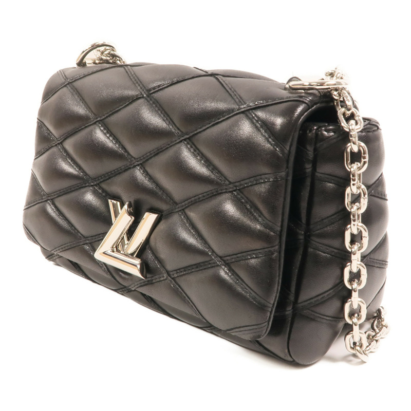 LOUIS VUITTON Malletage Go-14 PM銀扣鏈帶肩背袋-2