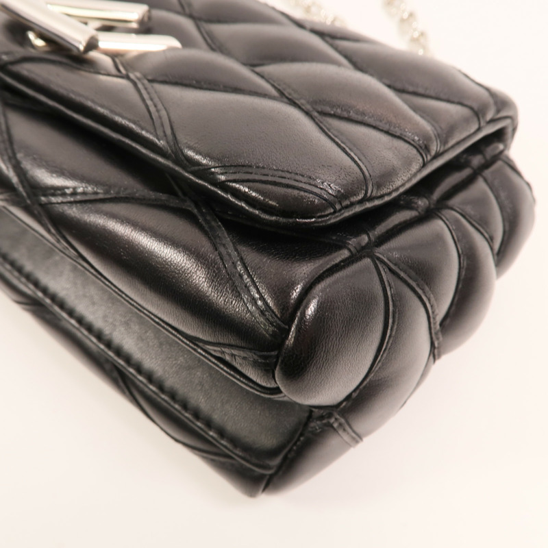 LOUIS VUITTON Malletage Go-14 PM銀扣鏈帶肩背袋-8