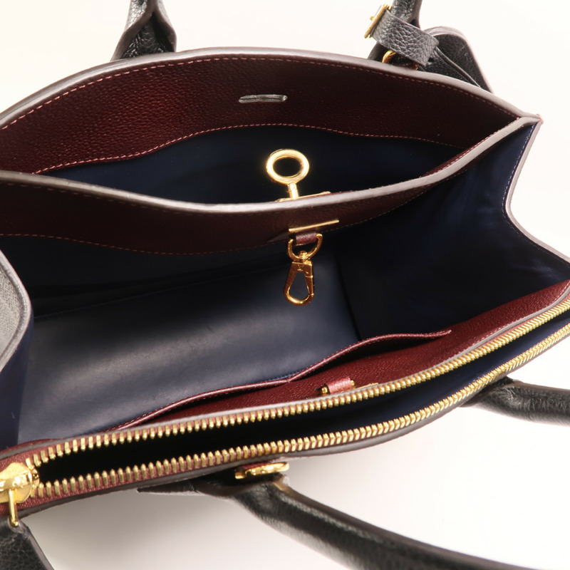 LOUIS VUITTON 牛皮皮革City Steamer MM金扣手挽肩背兩用袋-4