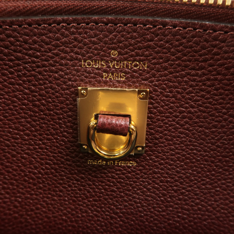 LOUIS VUITTON 牛皮皮革City Steamer MM金扣手挽肩背兩用袋-5