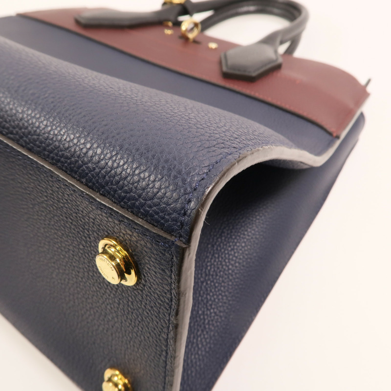 LOUIS VUITTON 牛皮皮革City Steamer MM金扣手挽肩背兩用袋-12