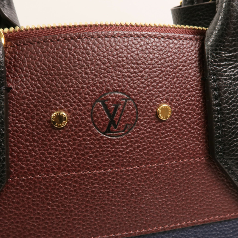 LOUIS VUITTON 牛皮皮革City Steamer MM金扣手挽肩背兩用袋-16