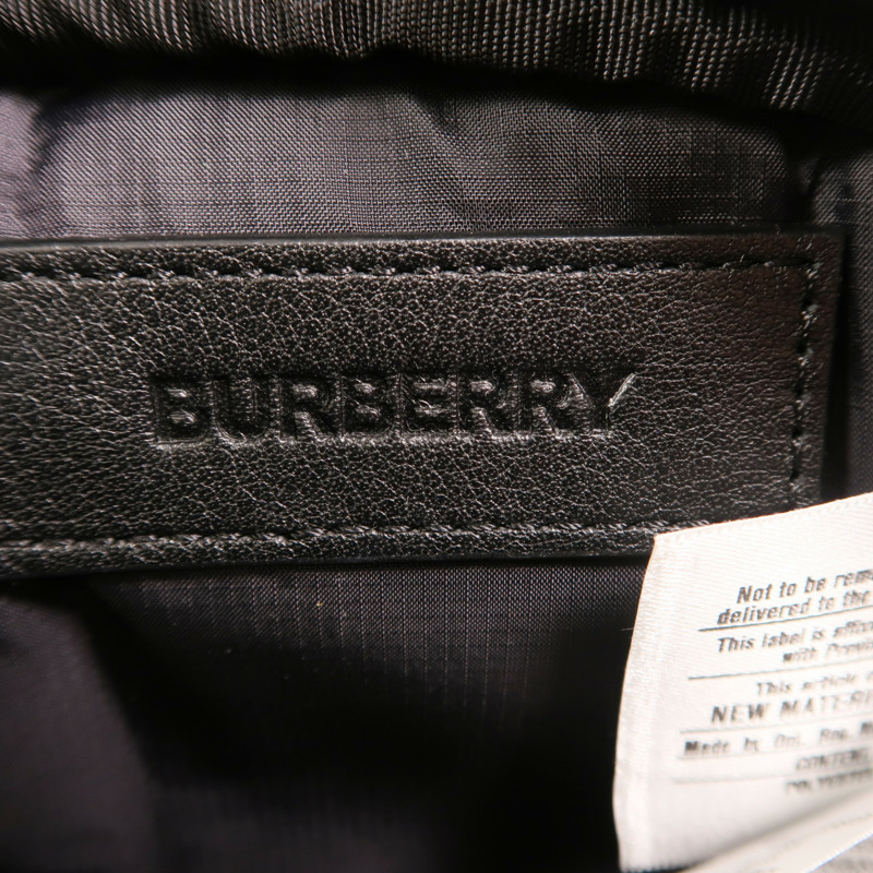 BURBERRY 尼龍Cannon Bag銀扣腰包-5