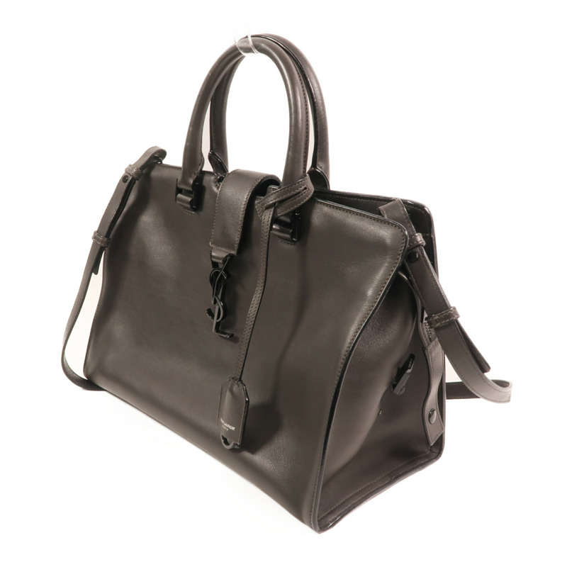 SAINT LAURENT 牛皮皮革Cabas Bag手挽肩背兩用袋-2