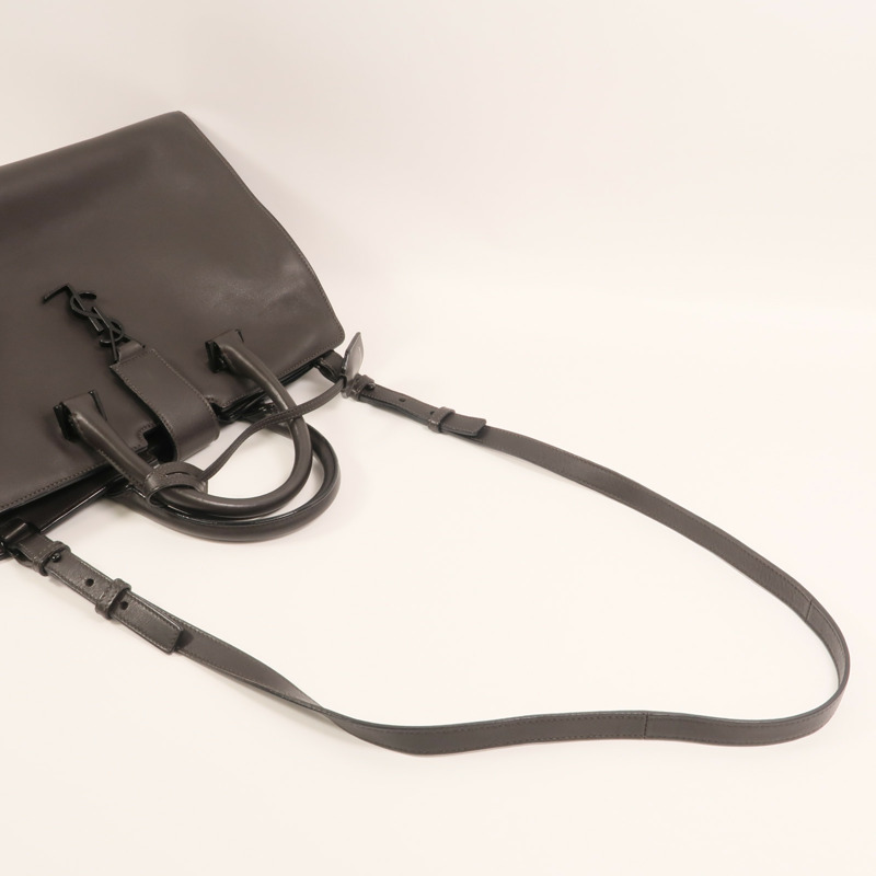 SAINT LAURENT 牛皮皮革Cabas Bag手挽肩背兩用袋-8