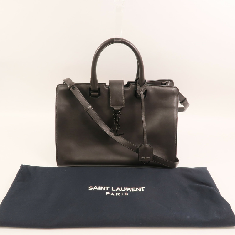 SAINT LAURENT 牛皮皮革Cabas Bag手挽肩背兩用袋-10