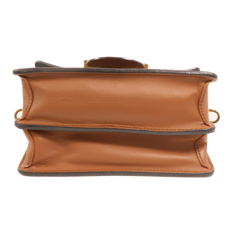 LOUIS VUITTON Monogram Reverse Mini Dauphine金扣肩背袋-3