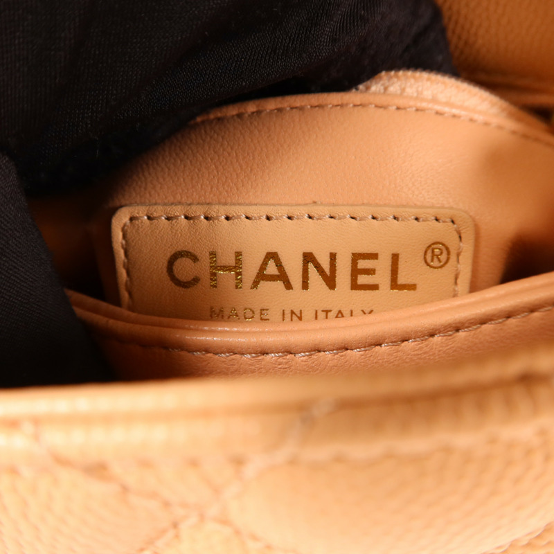 CHANEL 牛皮皮革Coco Handle Mini金扣手挽肩背兩用袋-6