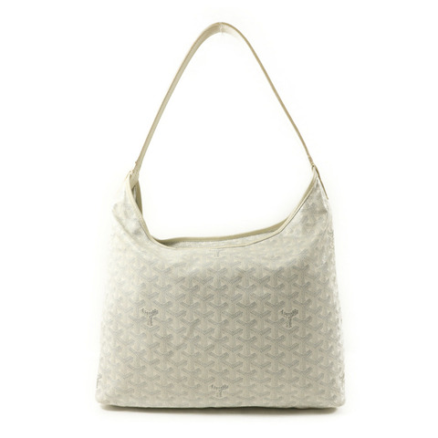 GOYARD 塗層帆布Boheme Hobo銀扣肩背袋