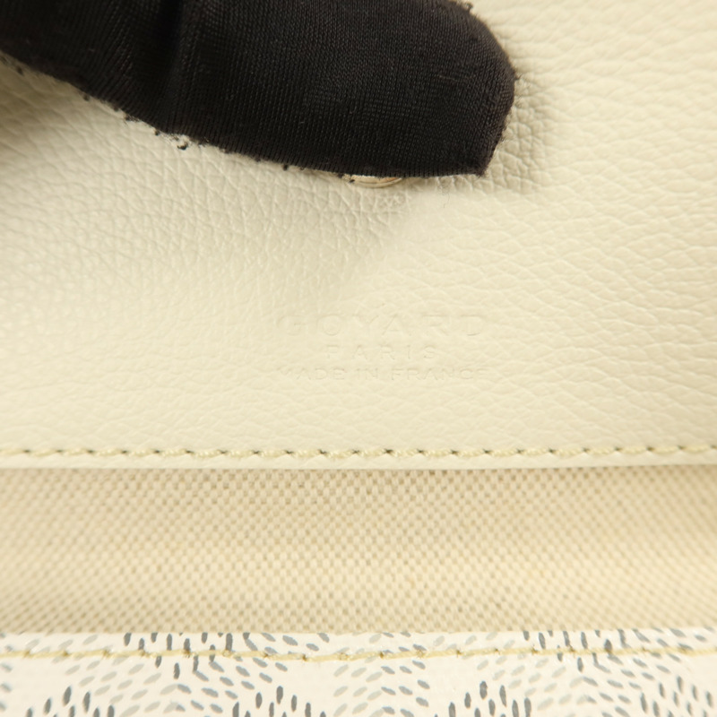 GOYARD 塗層帆布Boheme Hobo銀扣肩背袋-6