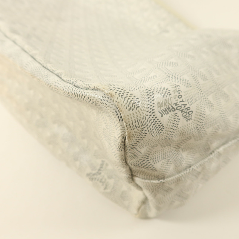 GOYARD 塗層帆布Boheme Hobo銀扣肩背袋-11