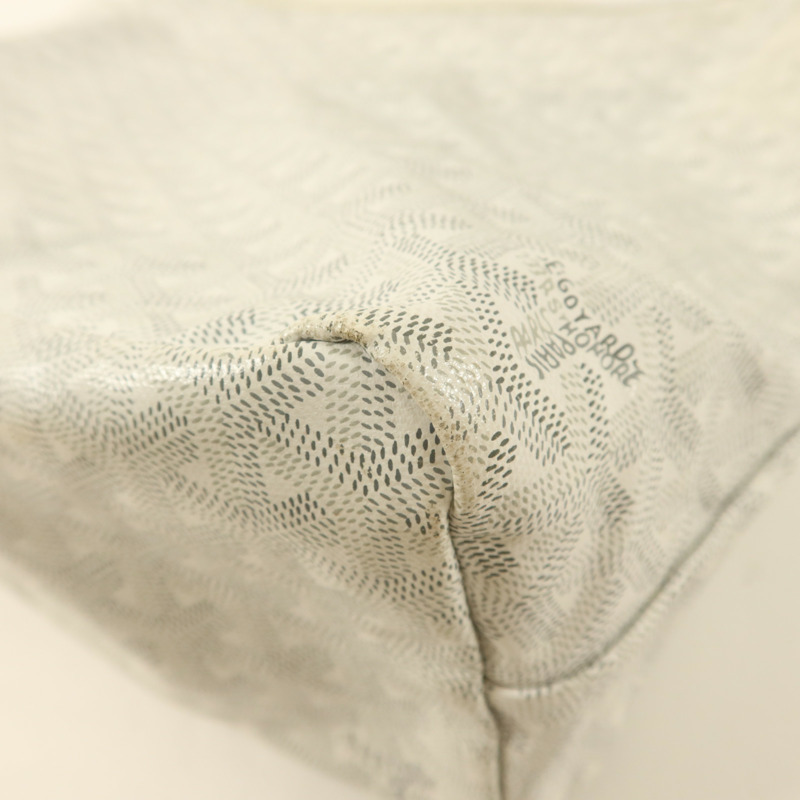 GOYARD 塗層帆布Boheme Hobo銀扣肩背袋-13