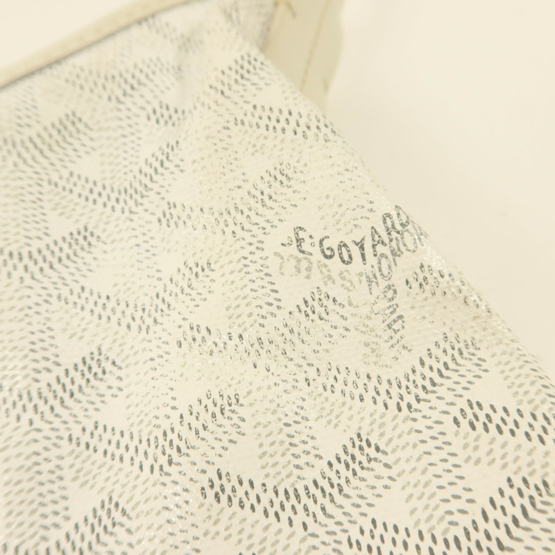 GOYARD 塗層帆布Boheme Hobo銀扣肩背袋-15