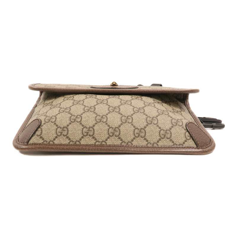 GUCCI 塗層帆布Neo Vintage GG Supreme金扣腰包-3