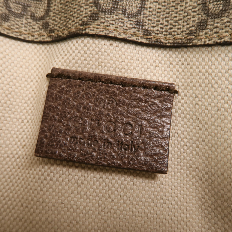 GUCCI 塗層帆布Neo Vintage GG Supreme金扣腰包-5