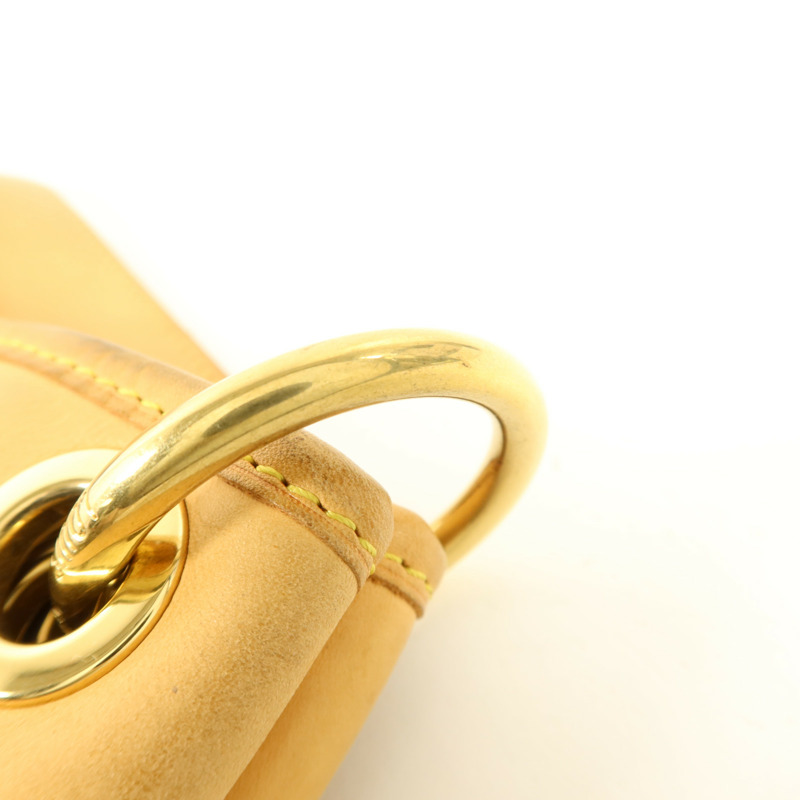 LOUIS VUITTON Monogram Galliera PM金扣肩背袋棕色-9