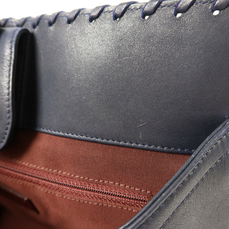 CHANEL 牛皮皮革Tote Bag金扣手挽袋-18