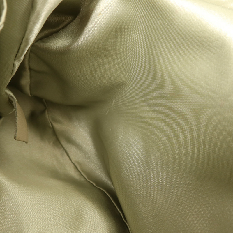 CHANEL 牛皮皮革Handbag銀扣手挽袋-19