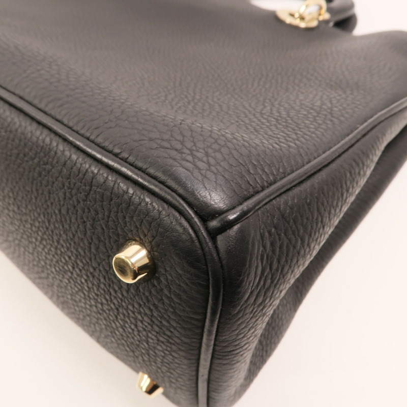 Dior 牛皮皮革Diorssimo金扣手挽肩背兩用袋-10