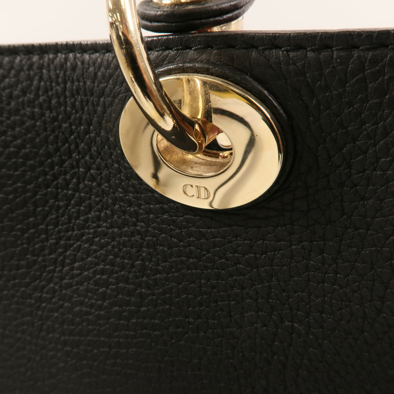 Dior 牛皮皮革Diorssimo金扣手挽肩背兩用袋-13