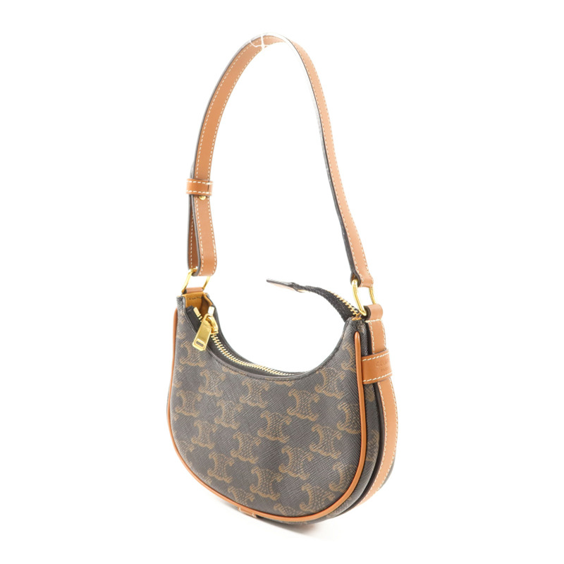 CELINE 塗層帆布Ava Mini金扣手挽袋-2