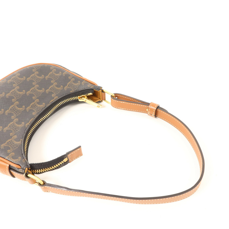 CELINE 塗層帆布Ava Mini金扣手挽袋-7