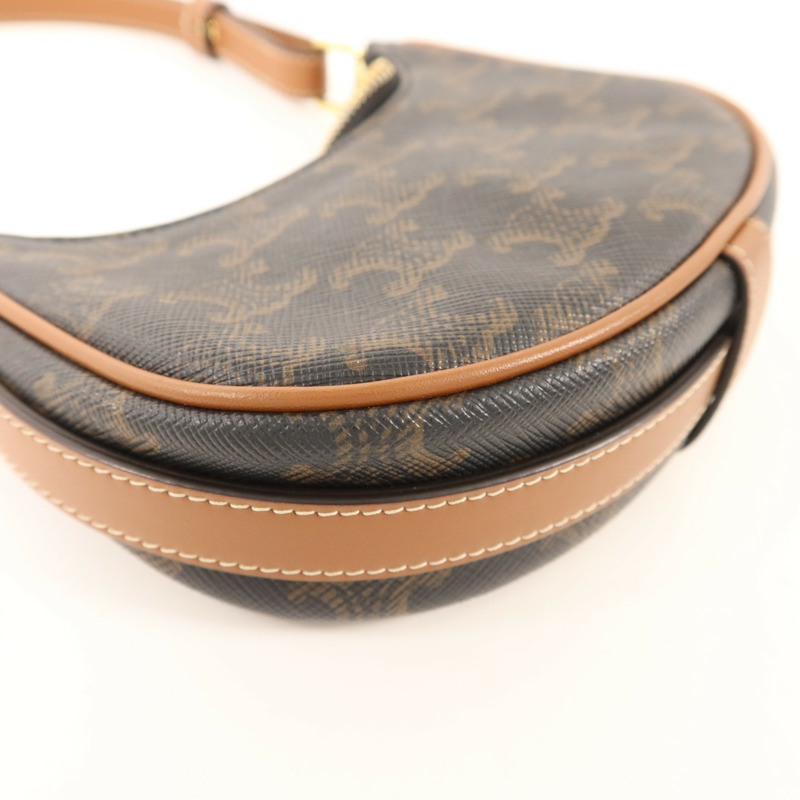 CELINE 塗層帆布Ava Mini金扣手挽袋-12