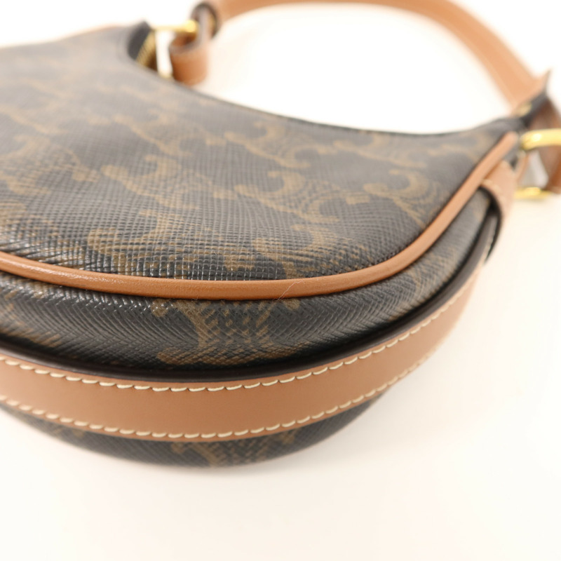 CELINE 塗層帆布Ava Mini金扣手挽袋-14