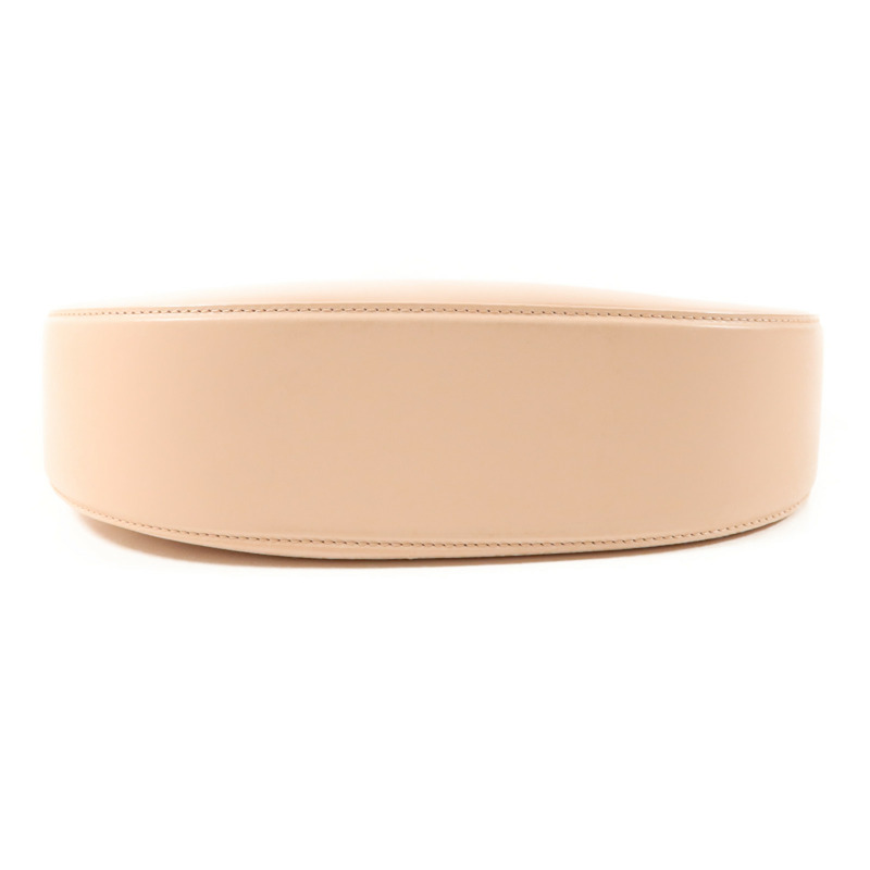 LANVIN 牛皮皮革Hobo Bag With Cat Handle銀扣手挽肩背兩用袋-3