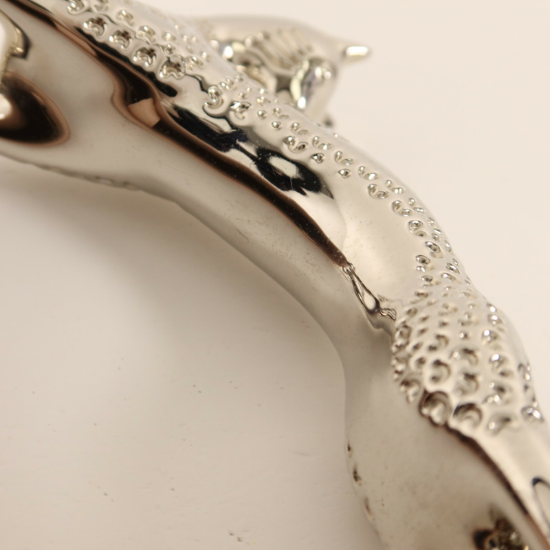 LANVIN 牛皮皮革Hobo Bag With Cat Handle銀扣手挽肩背兩用袋-9