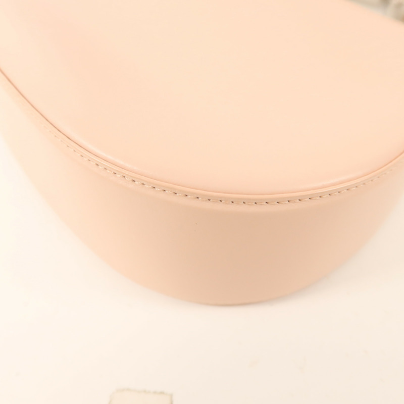 LANVIN 牛皮皮革Hobo Bag With Cat Handle銀扣手挽肩背兩用袋-10