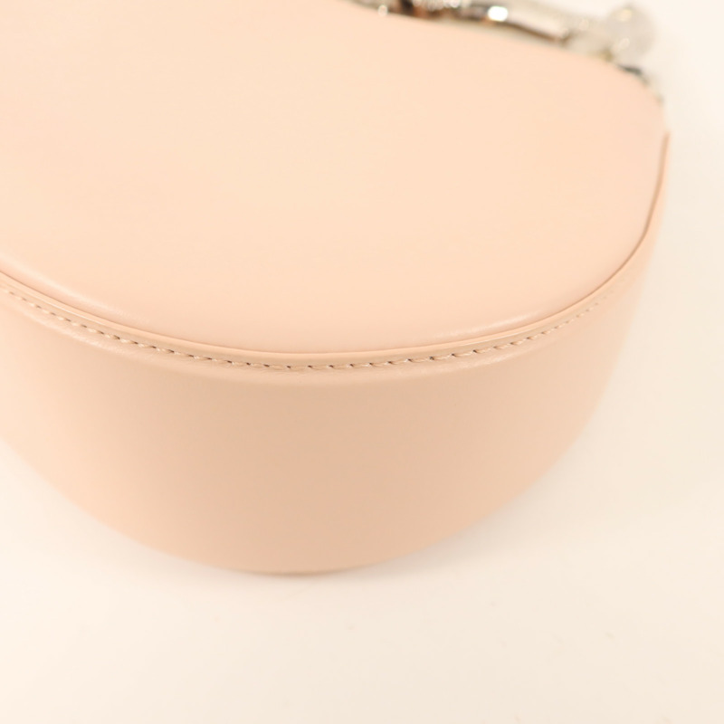 LANVIN 牛皮皮革Hobo Bag With Cat Handle銀扣手挽肩背兩用袋-12